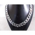 NEW 8.25mm  SILVER FILLED NECKLACE CHAIN