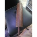 VINTAGE SOLID WOOD PIZZA ROLLING PIN (50CM X 8CM)
