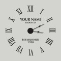 Personalised  Name & Date Wall Clock
