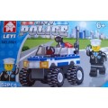 52 Piece 3 in 1  Lego Compatible CITY POLICE Building Set.