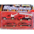 DIE CAST METAL - 4 Piece MIGHTY RESQUE - Great Christmas Gift Idea !