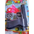 Toy Gun With Soft Bullets and Target