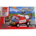 100 % Lego Compatible Building set - 58 Piece, By Fire House.