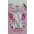 Super Cute Pink Baby Grow - Like New Condition