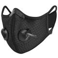 Face mask Sporty with Double valve comfortable breathable soft reusable with velcro#local stock#