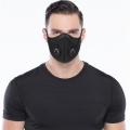 Face mask Sporty with Double valve comfortable breathable soft reusable with velcro#local stock#