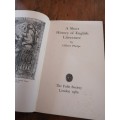 A SHORT HISTORY OF ENGLISH LITERATURE - Gilbert Phelps (Folio Society)