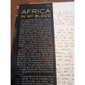 AFRICA IN MY BLOOD: An Autobiography in Letters - Jane Goodall *signed!!!