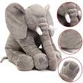 23.5" 60cm Grey Large Elephant Plush Stuffed Pillows Cushion Gift Bedding Decor Ba