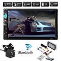 7 Inch Car MP5 Player Bluetooth HD Touch Screen With GPS Navigation Rear View Camera Aut