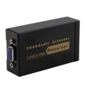 VGA & Audio Extender 1920x1440 HD 100m Cat5e / 6-568B Network Cable Sender Receiver Adapter(Black)