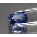 Natural Blue sapphire,  1.43 Ct, VS Oval, 7.5 x 5.0 mm