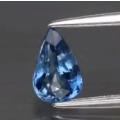 Natural blue sapphire,  0.99 Ct, VS Pear cut, 7.5 x 5.0 mm