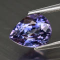 Natural violet sapphire,  1.32 Ct, VS pear cut, 7.2 x 5.5 mm