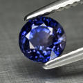 Natural Blue & Yellow color sapphire,  1.02 Ct, VS round cut, 5.2 mm