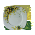 Square Bread & Butter Plate- 15.2cm `Laburnum Flower a Pattern by Royal Standard Pottery Company