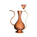 Retro Two Tone Large Vintage Turkish Coffee Pot - Red Brass and Copper