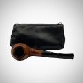 Vintage Lorenzo Flavia Spitfire Filter Tobacco Pipe with Free Pouch c.1980 - Italian Wooden Smoking