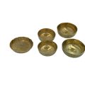 Small Vintage Brass Bowls Set - 5 Piece, c1940s-1960s, Made in India