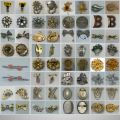 Job Lot of 40+ Vintage Costume Jewelry Brooches Collection