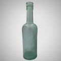 Extremely Scares Antique Gillard & Co London Embossed Aqua Glass Bottle c.1885