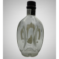 The Original Dimple Whiskey Glass Bottle - Screw Top, Plastic Inner - Empty