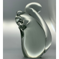 Ngwenya Glass Squirrel Ornament: Small Glass Collectible from Swaziland