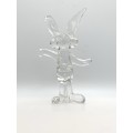 Rare Bugs Bunny Looney Tunes Crystal Glass Figurine: Small Collectible