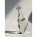 Ngwenya Glass Giraffe Ornament: Small Glass Collectible from Swaziland