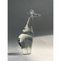 Ngwenya Glass Giraffe Ornament: Small Glass Collectible from Swaziland