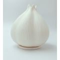 Elegant Luna Fine Porcelain Natural Sculptural Candle Votive - Rare Natural Discontinued Piece