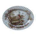 Immaculate Johnson Bros. England Oval Serving Platter: `Spring` Pattern