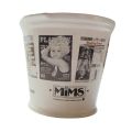 Vintage Decorative Ceramic Ice Bucket: Mims Advertising Collectible