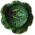 Vintage Minton Majolica Cabbage Soup Tureen - Large Green Glazed Ceramic Bowl