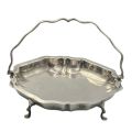 Antique Basket Tray with Handle - JC & Co Ltd EPNS Made in England c.1914