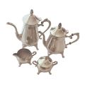Vintage 1970s Rodd Balmoral Silver-Plated Coffee and Tea Pot Set - 4 Pieces