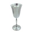 Vintage 1975 Unmarked Silver-plated Goblets - Set of 2 - 18.5-19cm - 457g - Good Condition