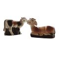 Vintage Ceramic Cows 2 Piece Set