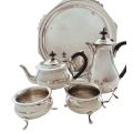 Vintage Yeoman of England 5-Piece Tea Service Set - Silver Plated