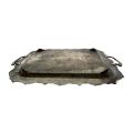 Vintage Marlboro Canada Silver Plated Serving Tray - Large, Heavy, Rustic, Needs Restoration