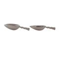 Vintage Pewter Scoops - Set of 2, Great Condition