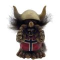 Authentic Norwegian Viking Souvenir: Polystone Troll & Viking Ornament - 10.5cm