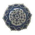 Oriental Bone China Hexagonal Plate with `Qianda Longqing` Mark - Ming Dynasty Style