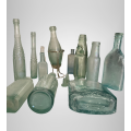 Rare Antique Bottle Collection with Aqua Glass Stoppers & Torpedo Bottle Stand - 12 Unique Bottles