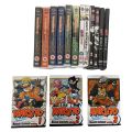 Huge 15-Piece Naruto Episodes Dvd and Manga Paperback Book Set - Complete Adventures and Stories
