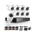 AHD CCTV - 8 Channel camera system - Full Kit Perfect security cameras with internet & phone viewing
