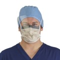 Halyard FLUIDSHIELD2 Fog-Free Surgical Masks with visor per lot of 25