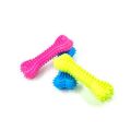 Rubber Dog Bone Spikey Toy and Teeth Cleaner 14cm long per 3 pack
