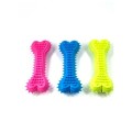 Rubber Dog Bone Spikey Toy and Teeth Cleaner 14cm long per 3 pack