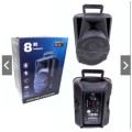 PK10A Bluetooth Karaoke 8 inch Speaker (Rechargeable) with Microphone